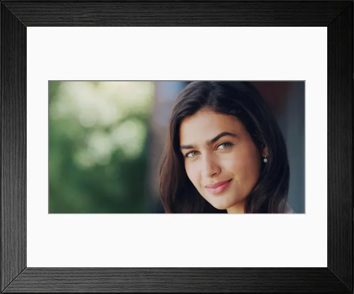Framed Print : Portrait, woman and smile in city for travel