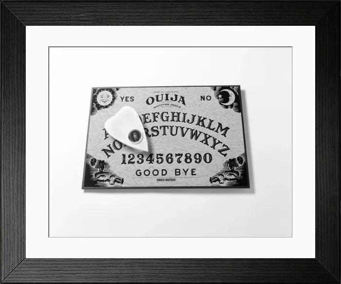 Framed Print : STILL LIFE OF OUIJA BOARD