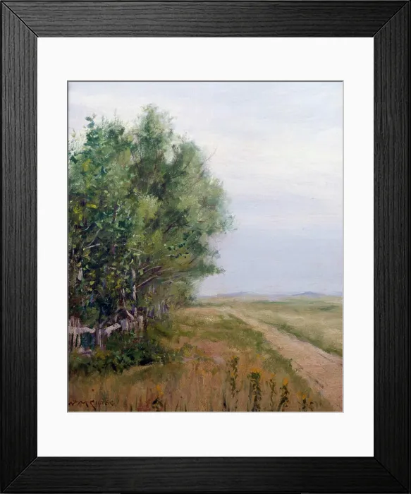 Framed Print : Country Lane William Merritt Chase (1849-1916 American) Oil on canvas David David Gallery