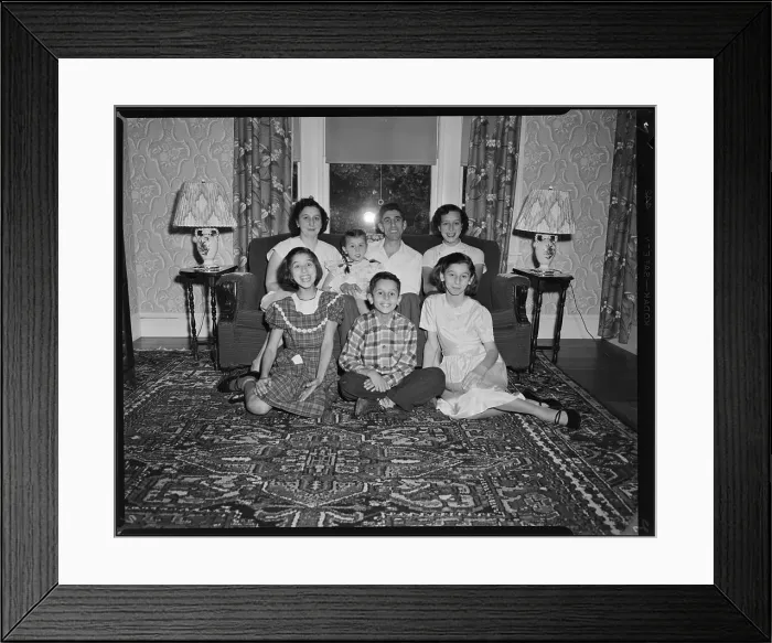 Framed Print : Arthur A. Fiorillo - family, Families, Children. Leon Abdalian Collection
