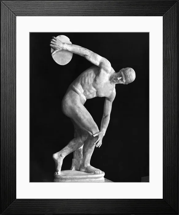 Framed Print : Discus Thrower, Discobolo Di Razzano