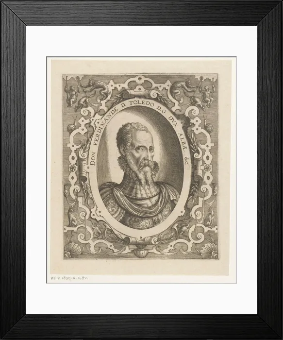 Framed Print : Portret Van Fernando Álvarez de Toledo Framed Print : Portret Van Fernando Álvarez de Toledo