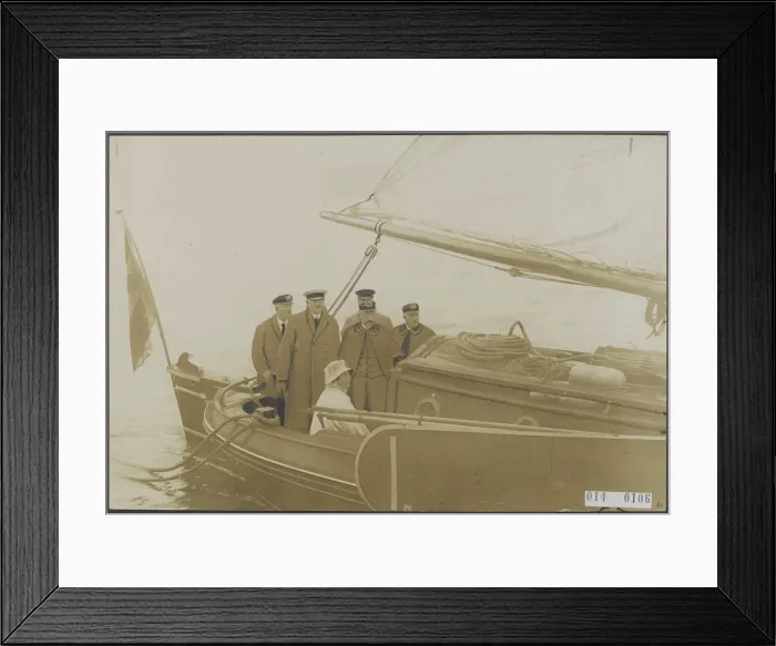 Framed Print : Elsevier photo collection. H.M. Queen 'Brandaris' looks sailing competitions Zuiderzee. 1924. IJsselmeer, Zuiderzee Framed Print : Elsevier photo collection. H.M. Queen 'Brandaris' looks sailing competitions Zuiderzee. 1924. IJsselmeer, Zuiderzee