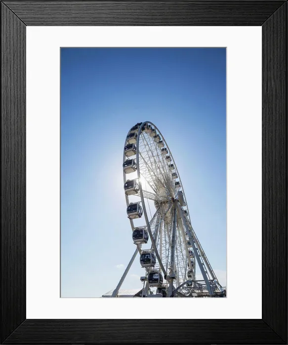 Framed Print : Low angle view of a ferris wheel, Brighton Wheel, Brighton, East Sussex, England Framed Print : Low angle view of a ferris wheel, Brighton Wheel, Brighton, East Sussex, England