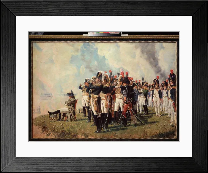Framed Print : Napoleon Bonaparte on the Borodino Hights by Vereshchagin Framed Print : Napoleon Bonaparte on the Borodino Hights by Vereshchagin