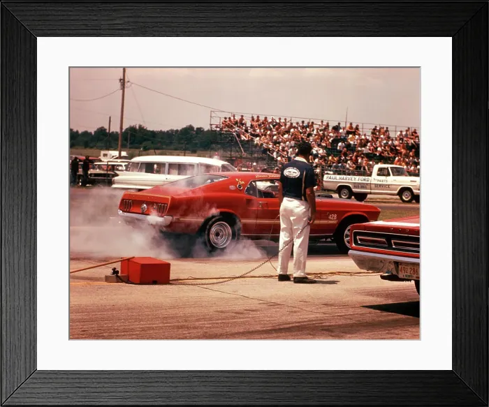 Framed Print : 1970S Pit Mechanic By Race Car Burning Rubber Drag Racing Brownsville Indiana Speedway Usa Framed Print : 1970S Pit Mechanic By Race Car Burning Rubber Drag Racing Brownsville Indiana Speedway Usa