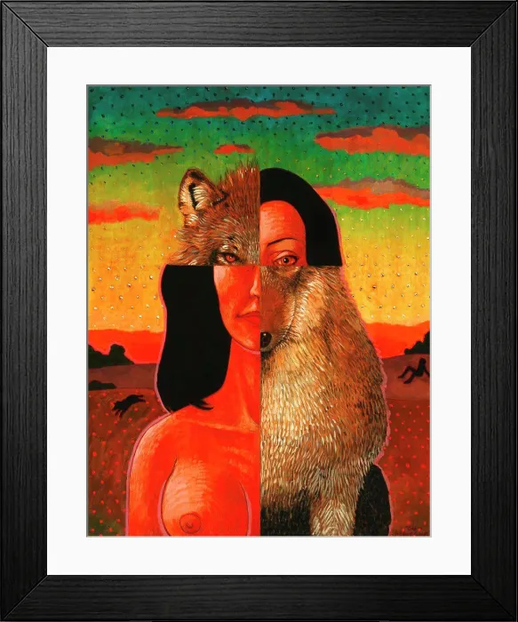 Framed Print : Afternoon / Adult John Newcomb, Acrylic, 2004 Framed Print : Afternoon / Adult John Newcomb, Acrylic, 2004