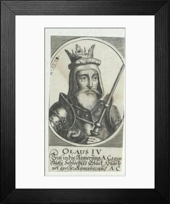 Framed Print : Olaf IV. King of Norway