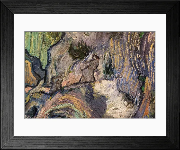 Framed Print : Detail of Ravine; 1889 Oil on canvas Vincent van Gogh Dutch worked in France; 1853-1890