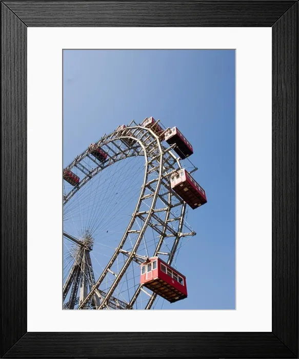 Framed Print : Ferris wheel, Prater, Vienna, Austria Framed Print : Ferris wheel, Prater, Vienna, Austria