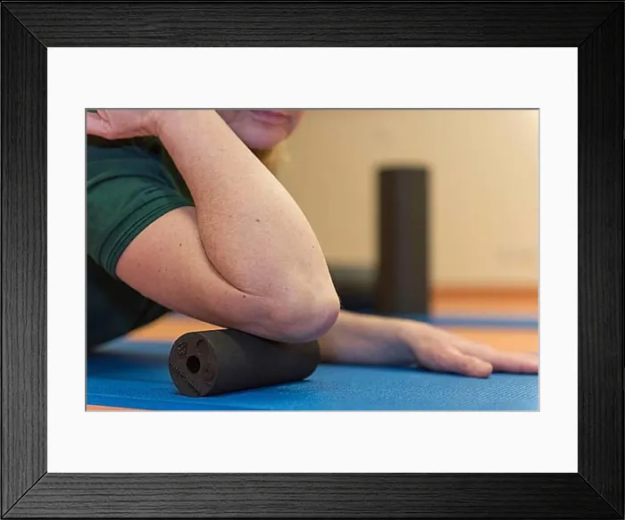 Framed Print : Fascia training. Fascia workout