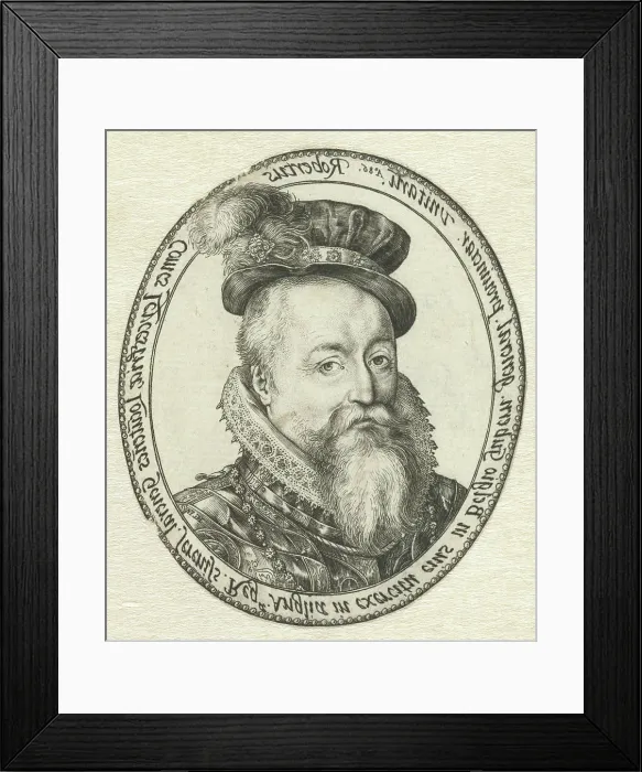 Framed Print : Portrait of Robert Dudley, count of Leicester