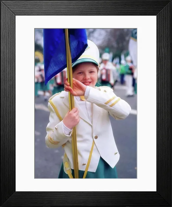 Framed Print : Dublin, St Patricks Day Parade