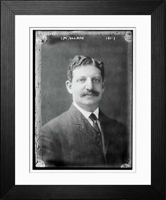 Framed Print : I.M. Ullman, portrait bust Framed Print : I.M. Ullman, portrait bust