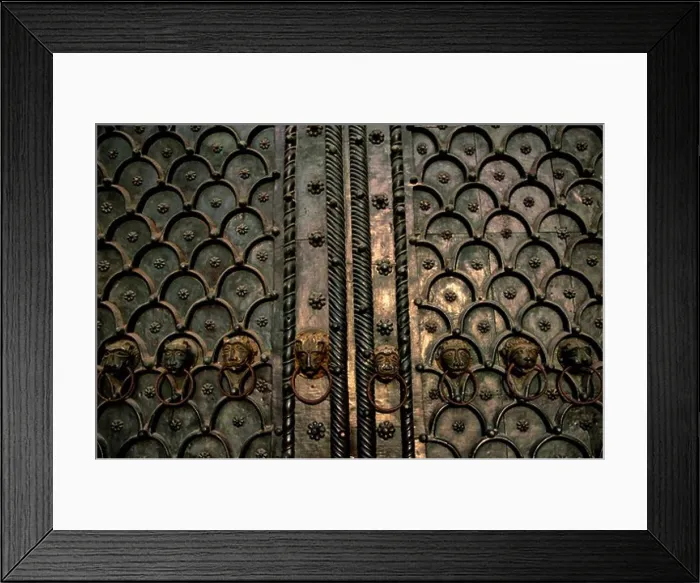 Framed Print : ITALY, VENICE, PIAZZA SAN MARCO, BASILICA OF SAN MARCO, DETAIL, DOOR Framed Print : ITALY, VENICE, PIAZZA SAN MARCO, BASILICA OF SAN MARCO, DETAIL, DOOR
