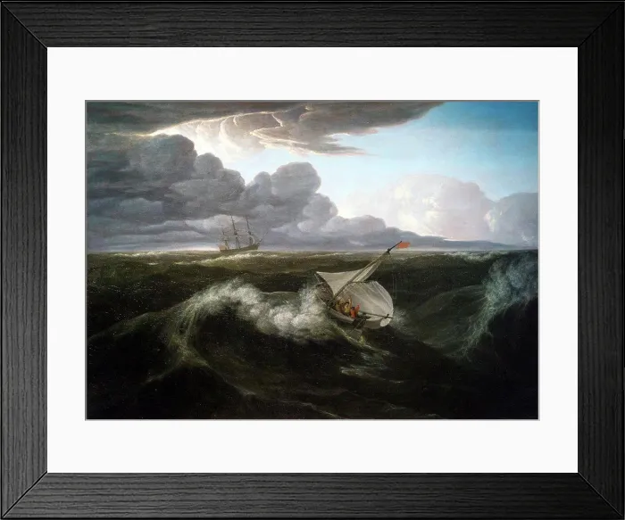 Framed Print : Rising of a Thunderstorm at Sea; 1804 Oil on canvas Washington Allston American; 1779-1843 Framed Print : Rising of a Thunderstorm at Sea; 1804 Oil on canvas Washington Allston American; 1779-1843