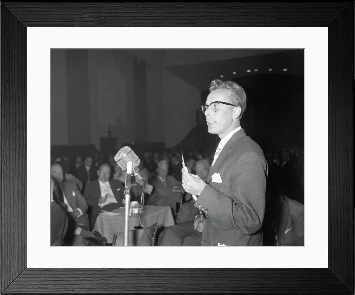 Framed Print : Anefo photo collection. General annual meeting of the AVRO to Assen