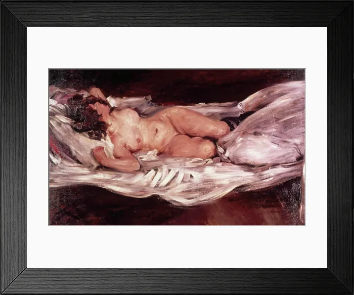 Framed Print : Recumbent Nude Lovis Corinth (1858-1925 German) Yale University, New Haven, CT, USA Framed Print : Recumbent Nude Lovis Corinth (1858-1925 German) Yale University, New Haven, CT, USA