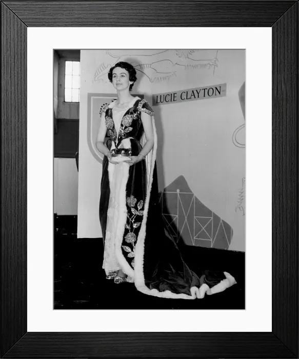 Framed Print : Coronation Robes In Belfast Fashion Parade A new Framed Print : Coronation Robes In Belfast Fashion Parade A new