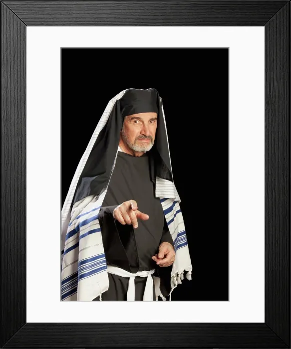 Framed Print : Man Depicting A Bible Character Framed Print : Man Depicting A Bible Character