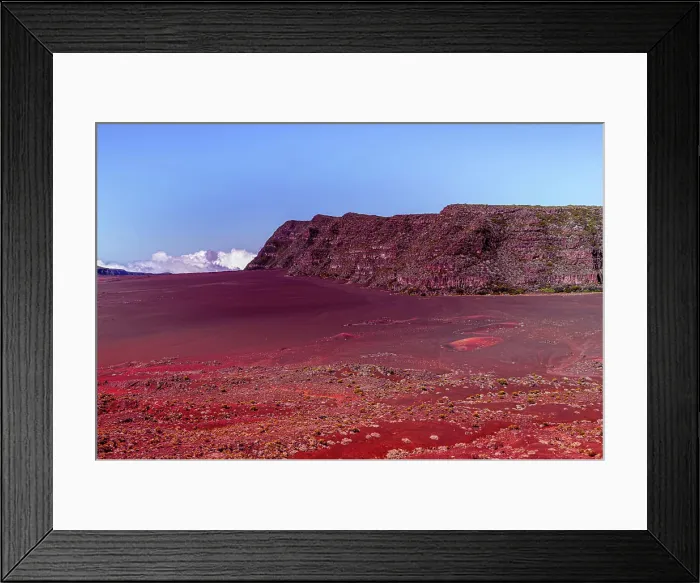 Framed Print : Piton de la Fournaise volcano, Reunion island Framed Print : Piton de la Fournaise volcano, Reunion island