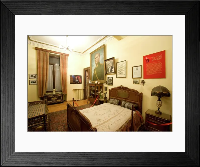 Framed Print : Pera Palas Hotel, Istanbul, Turkey. Ataturk's room Framed Print : Pera Palas Hotel, Istanbul, Turkey. Ataturk's room