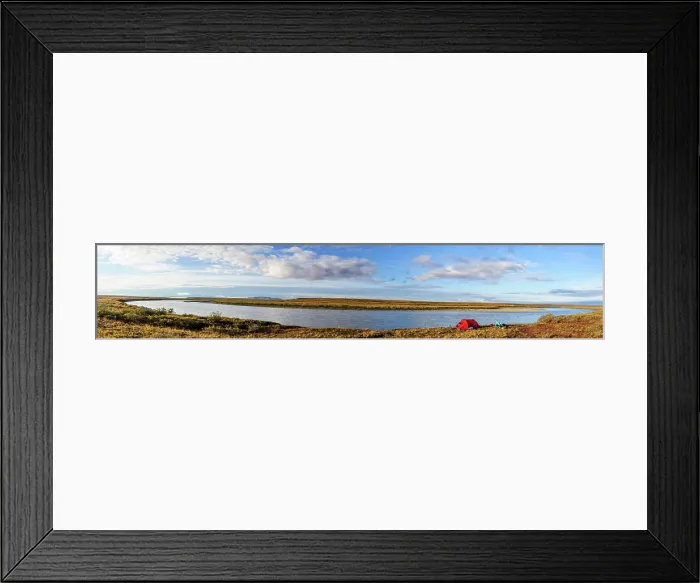 Framed Print : USA, Alaska, Noatak National Preserve. Campsite along the Noatak River. (MR) Framed Print : USA, Alaska, Noatak National Preserve. Campsite along the Noatak River. (MR)