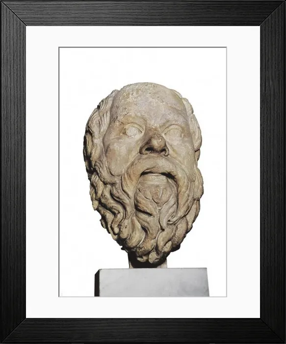 Framed Print : SOCRATES (470-399 BC). Greek Athenian philosopher Framed Print : SOCRATES (470-399 BC). Greek Athenian philosopher