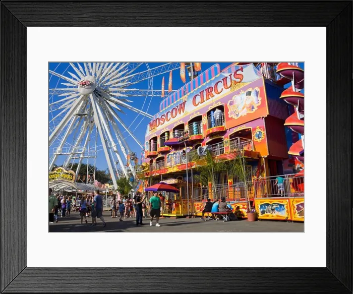 Framed Print : Tourists at an amusement park, Orange County Fair, Costa Mesa, Orange County, California, USA Framed Print : Tourists at an amusement park, Orange County Fair, Costa Mesa, Orange County, California, USA