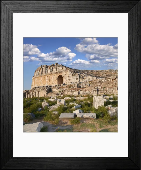 Framed Print : Miletus, city and ruins for architecture Framed Print : Miletus, city and ruins for architecture
