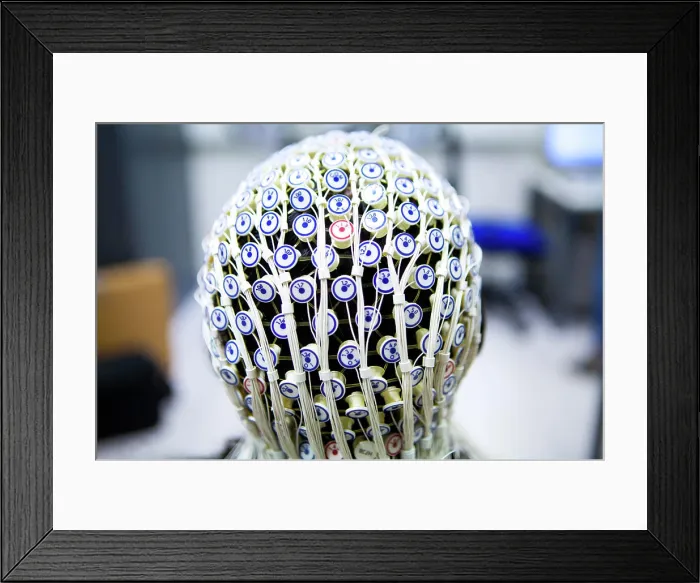Framed Print : Reportage on a research team who are studying conscious thought in Geneva Framed Print : Reportage on a research team who are studying conscious thought in Geneva