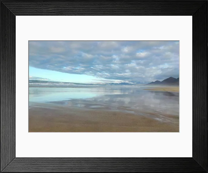 Framed Print : Cofete beach, reflects in the sea Framed Print : Cofete beach, reflects in the sea