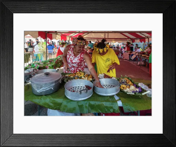 Framed Print : Pacific Ocean, French Polynesia