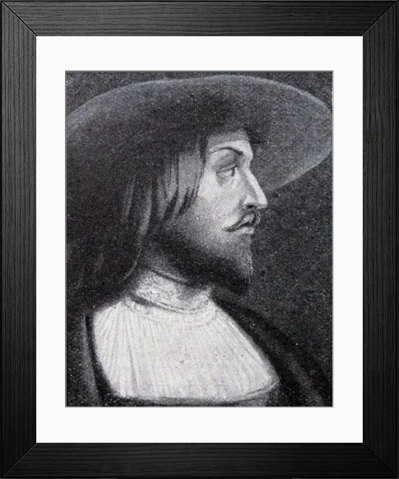 Framed Print : The Last Independent King. King Lewis II