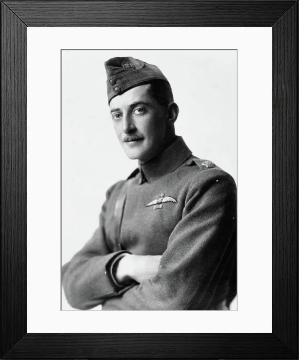 Framed Print : Royal Air Force Major Carmichael earned a DSO