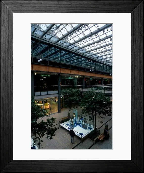 Framed Print : Germany, Berlin, Potzdamer Platz, Shopping Arcades Framed Print : Germany, Berlin, Potzdamer Platz, Shopping Arcades