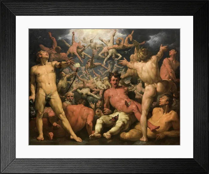 Framed Print : The Fall of the Titans, The lost epic Titanomachy tells of the battle of the Titans between the Olympians Framed Print : The Fall of the Titans, The lost epic Titanomachy tells of the battle of the Titans between the Olympians