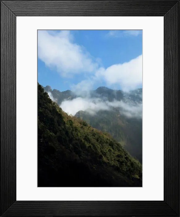 Framed Print : China, Sichuan Province, Wolong Nature Reserve, Landscape