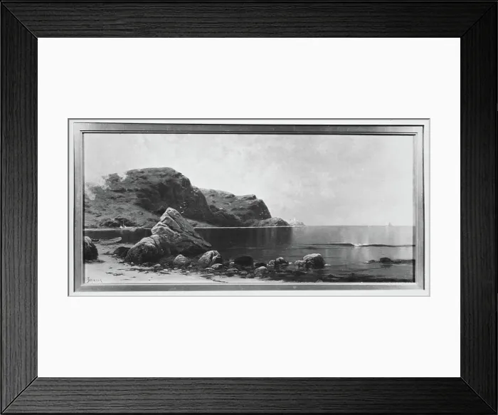 Framed Print : Marine Alfred Thompson Bricher (American) Framed Print : Marine Alfred Thompson Bricher (American)
