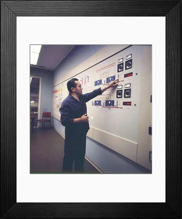 Framed Print : DEU, Germany: The historical colour photos from the times of the 70s show events and people from politics