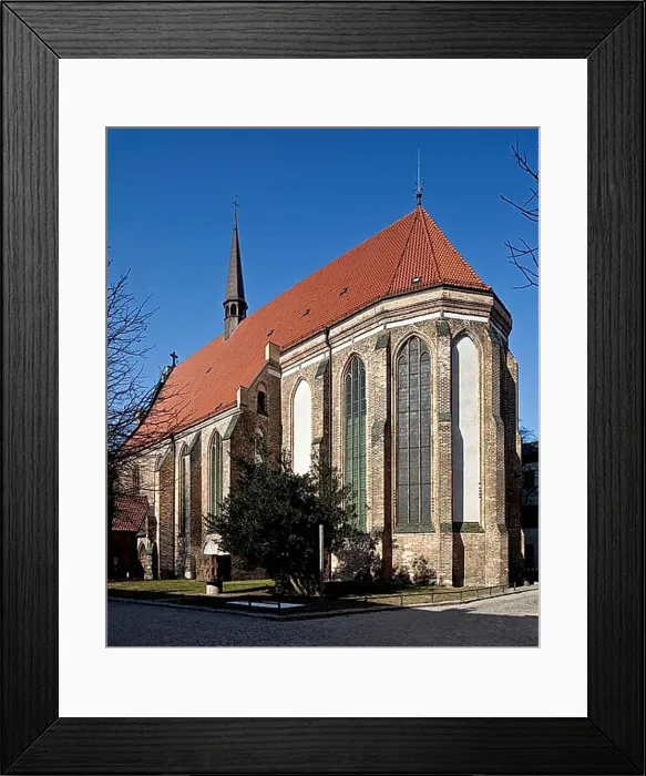 Framed Print : View from south-east, St. Sankt, Saint Framed Print : View from south-east, St. Sankt, Saint