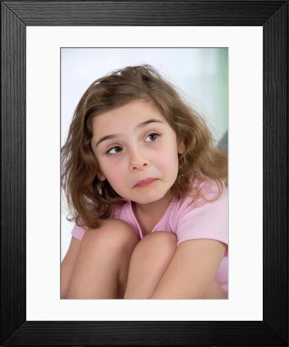 Framed Print : Girl in consultation