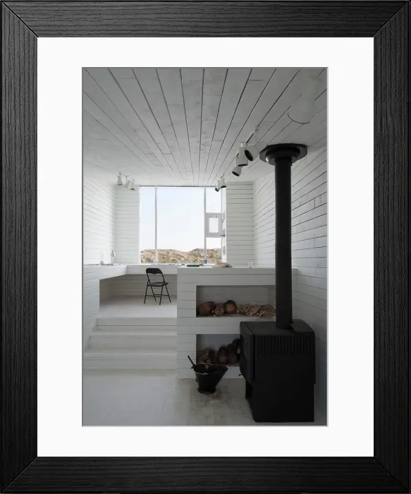 Framed Print : Bridge Studio, Fogo Island, Canada. Architect: Todd Saunders, 2011. Studio interior Framed Print : Bridge Studio, Fogo Island, Canada. Architect: Todd Saunders, 2011. Studio interior