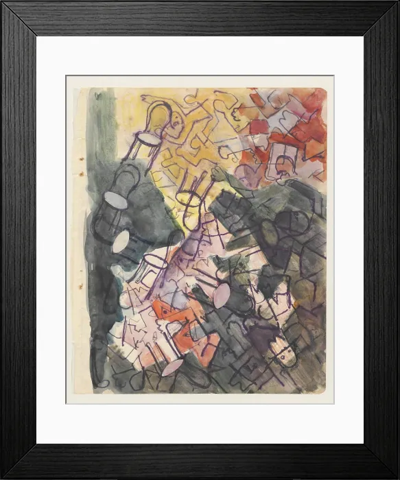 Framed Print : A fight in premises II; Osostowicz Framed Print : A fight in premises II; Osostowicz