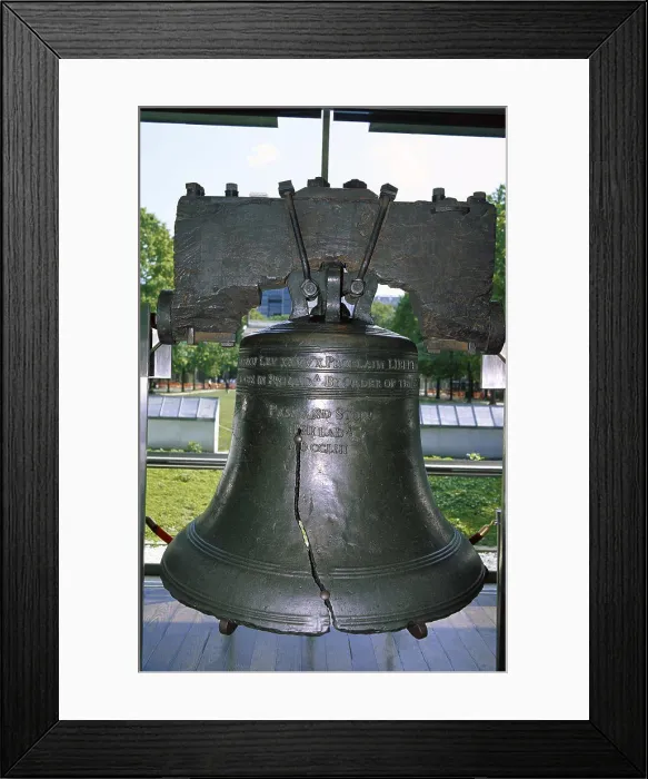 Framed Print : Close-up of a bell, Liberty Bell, Philadelphia, Pennsylvania, USA Framed Print : Close-up of a bell, Liberty Bell, Philadelphia, Pennsylvania, USA