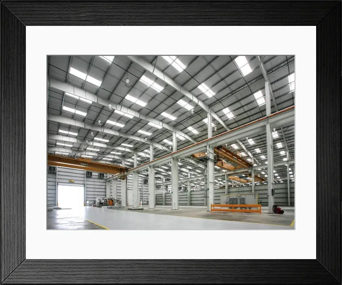 Framed Print : Industrial warehouse in Houma, Louisiana Framed Print : Industrial warehouse in Houma, Louisiana