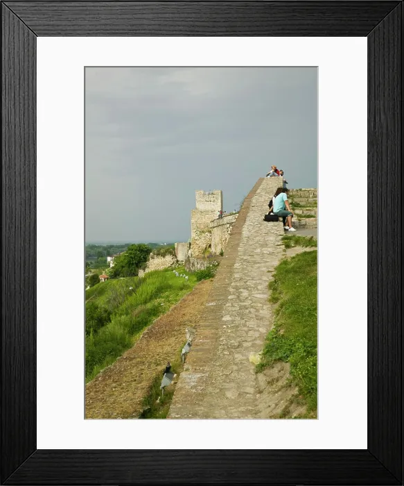 Framed Print : SERBIA, Belgrade. Kalemegdan Citadel- Citadel Ramparts Framed Print : SERBIA, Belgrade. Kalemegdan Citadel- Citadel Ramparts