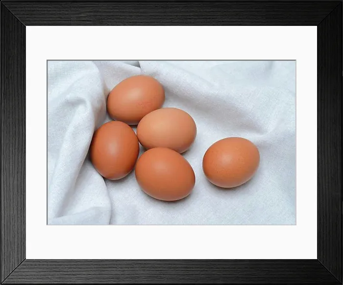 Framed Print : Brown chicken eggs, egg Framed Print : Brown chicken eggs, egg