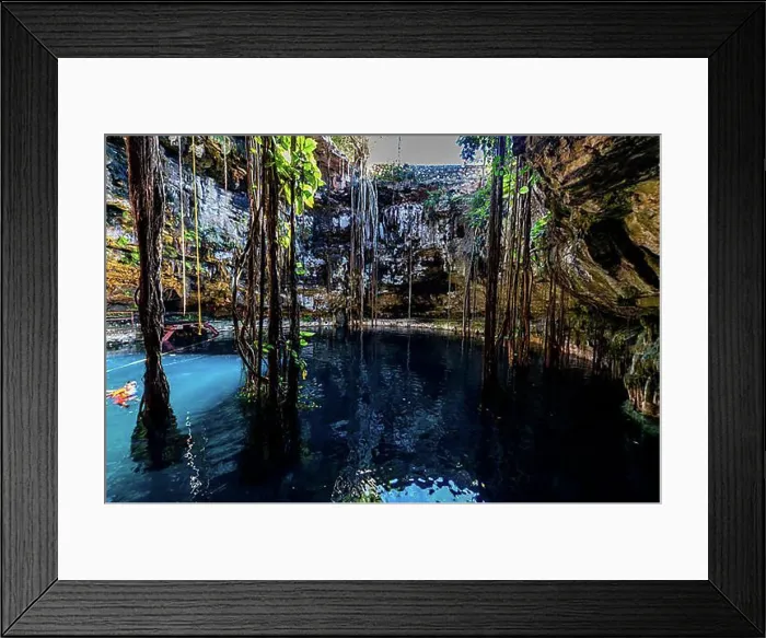 Framed Print : Cenote Oxman, Valladolid, Yucatan, Mexico, Central America Framed Print : Cenote Oxman, Valladolid, Yucatan, Mexico, Central America