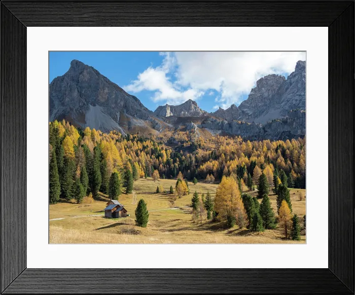 Framed Print : Val San Nicolo in Val di Fassa Framed Print : Val San Nicolo in Val di Fassa